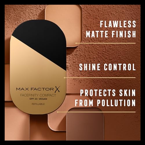 New Max Factor Facefinity Compact Foundation SPF20-02 Ivory