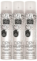 Girlz Only Dry Shampoo Nude Pack of 3 - Invisible Finish for All Hair Colors