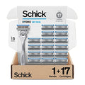 Men's Shaving Razor with 5 Blades & Handle - Black / 1 Count