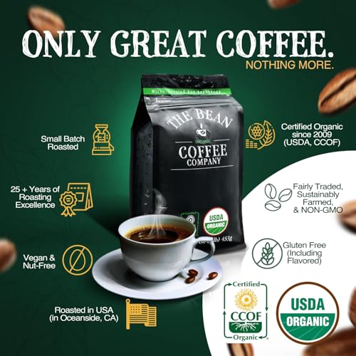 The Bean Organic Coffee Co. Mocha Java Medium Roast Whole Bean 5 lb - Pack of 1