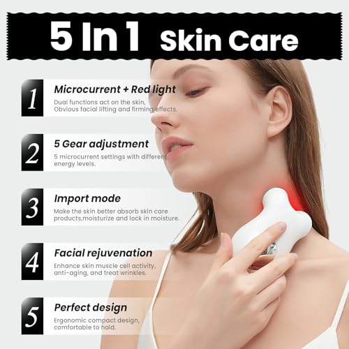 Microcurrent Facial Device,Latest Red Light Technology£¬Enhances The Ability to Lift The Face and Tighten The Skin£¬Facial Wrinkle Equipment£¬Smart Photon Micro-Current Device, Model:EP-300.