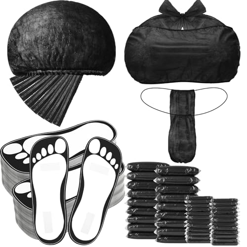 Black Spray Tan Feet Pads & Disposable Bra Set - Full Coverage Kit, Variation of THIS listing