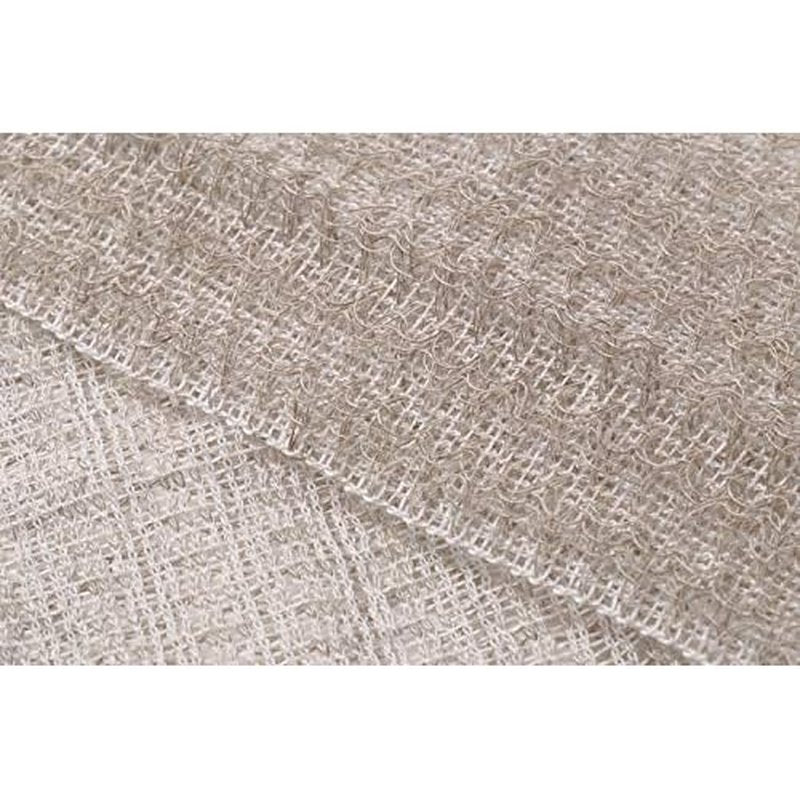 Exfoliating Washcloth [Made in Japan] Shower Back Scrubber, Plant-Based Body Exfoliating Towel (Linen)