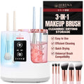 Serena Beauty 3-in-1 Electric Makeup Brush Cleaner & Dryer - Portable USB Device