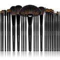 15PC Professional Makeup Brush Set with Pouch - Studio Quality Cosmetic Brushes for Face & Eyes