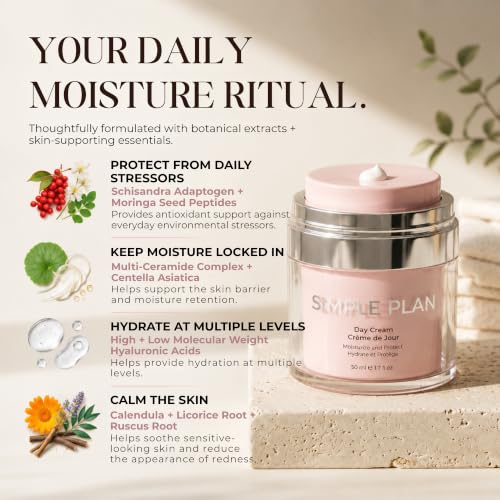 Hydrating Day Cream with Hyaluronic Acid & Ceramides for Sensitive Skin 50ml