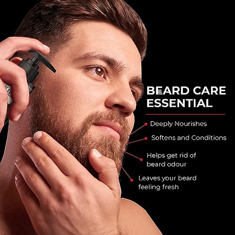 Beardo Godfather Beard Wash Shampoo for Men (3.33 oz) | Fights Dandruff and Hair loss | Refreshing Fragrance | Active cleansing | Purifies and cleanses skin and beard | Protection from Sun and Dirt |