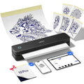 Portable Bluetooth Thermal Tattoo Printer - Wireless Stencil Copier with 10 Sheets
