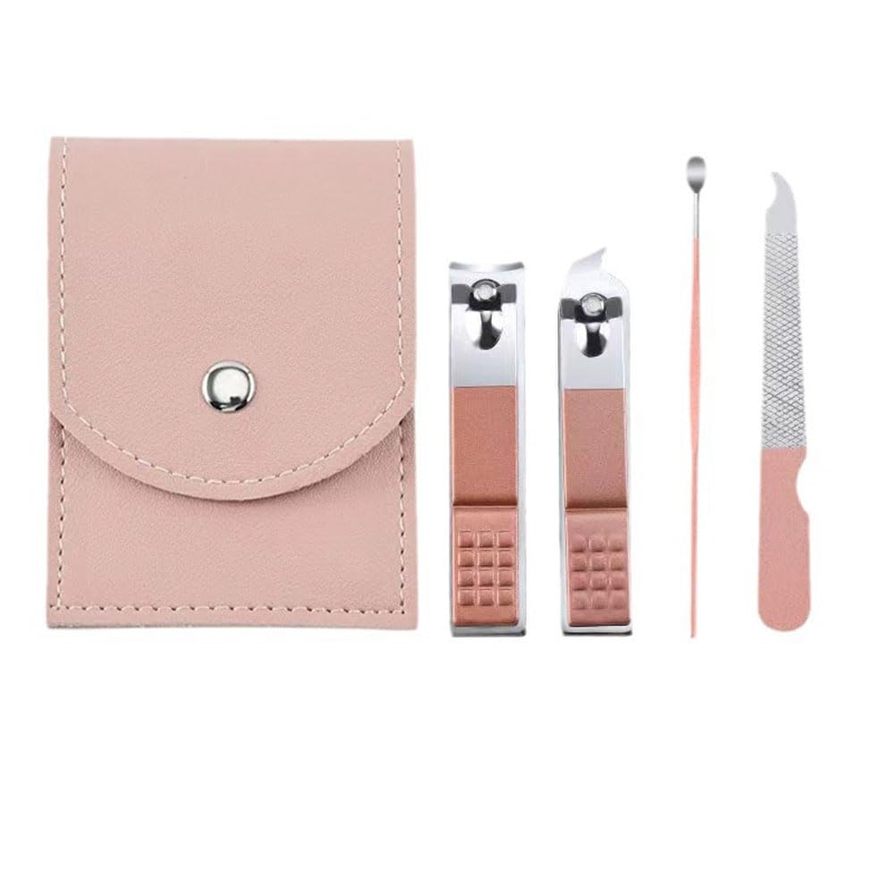 Manicure Set, Bulk Nail Clippers, Stainless Steel Professional Pedicure Set with Travel Box, Suitable for Men Aand Women.