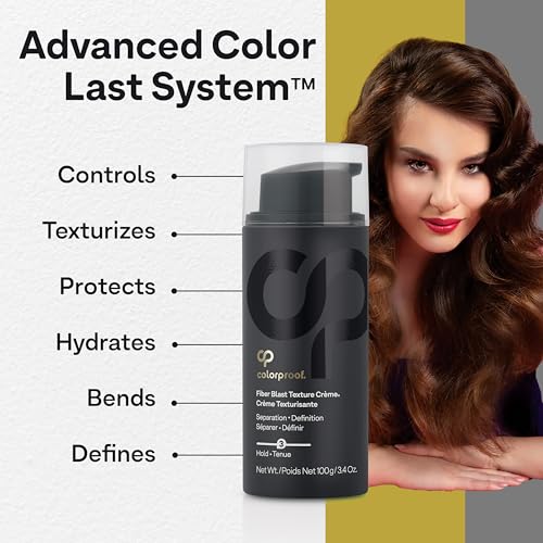 ColorProof Fiber Blast Hair Texturizing Cream for Definition & Shine 3.4 fl oz