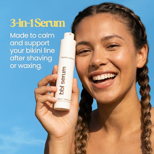 Post-Hair Removal Bikini Line Serum with Salicylic Acid & Niacinamide - Fragrance-Free, Soothes Irritation & Reduces Ingrown Bumps