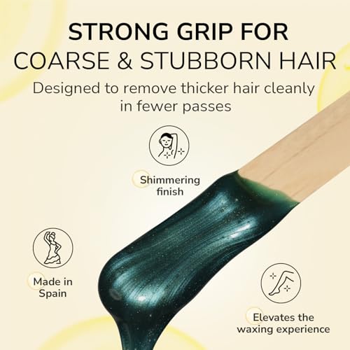 Emerald Ocean Hard Wax Beads for Coarse & Stubborn Hair 2.2 lb - Professional Waxing Supplies