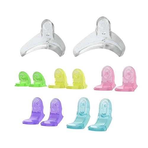 BLACKWINGS Lash Revise Pad 5 Sizes Eyelash Fix Shields Reusable Lash Separator Palette Silicone Plate Lift Tool Box