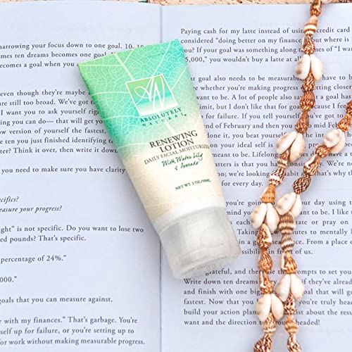 Natural Face Moisturizer with Aloe - Vegan, Anti-Aging Lotion for Daily Use