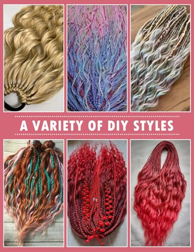 20 Inch Light Pink Curly Braiding Hair Mix - Long Synthetic Crochet Hair for Boho Styles
