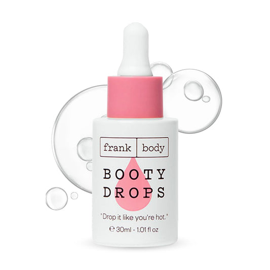 frank body Booty Drops Firming Body Oil | Firms & Smooths Skin for a Hydrated, Supple Look | With Caffeine, Guarana & Jojoba Oils | Vegan & Cruelty-Free | 30ml/1.0 fl oz