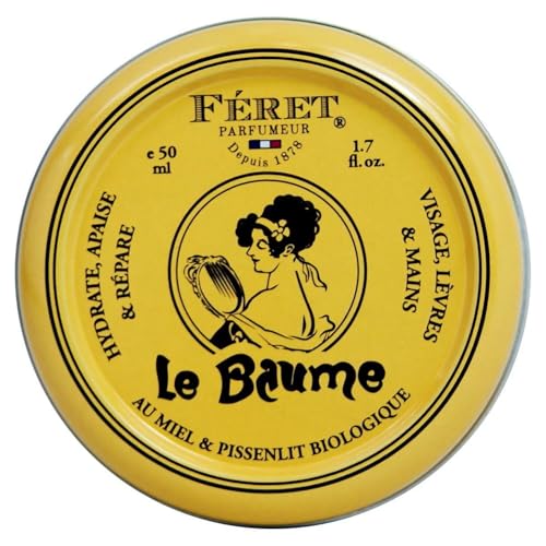 F?ret Parfumeur Les Essentiels Rose Gift Set - Le Baume Muti-Purpose Balm & Hyalomiel Gel Moisturizer - Deeply Hydrating Moisturizer for Dry Cracked Skin, Lips & Cuticles - Rose Poudr? - 50ml
