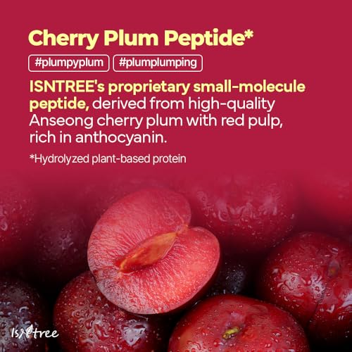 ISNTREE Plum Peptide Booster 2000s ? Firming & Hydrating Serum with Vegan Collagen & 5 Peptides ? Korean Skincare ? 50ml / 1.69 fl oz