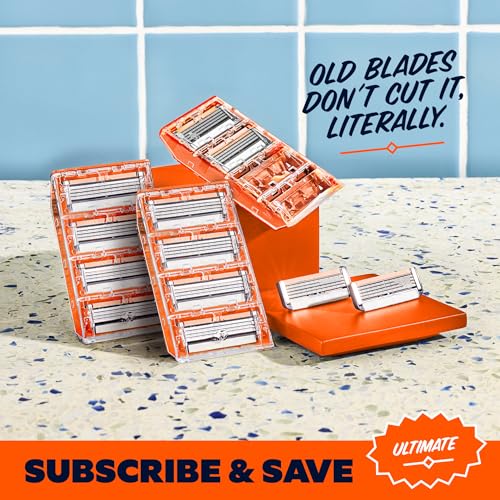 Bulk Razor Refills with Handle & Cover - Compatible Shaving Set