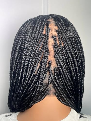 Full Lace Micro Braided Wig - 20 Inch African Handmade Protective Style