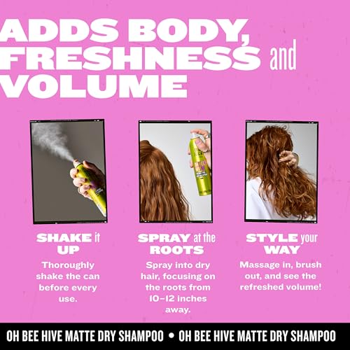 Dry Shampoo for Hair Volume - 6 oz - Bed Head by TIGI Oh Bee Hive - Pack of 1