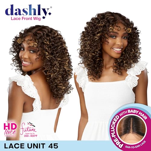 Sensationnel Dashly Lace Front Wig - Style CH27, Short & Long Styles, HD Transparent Lace, Adjustable Fit