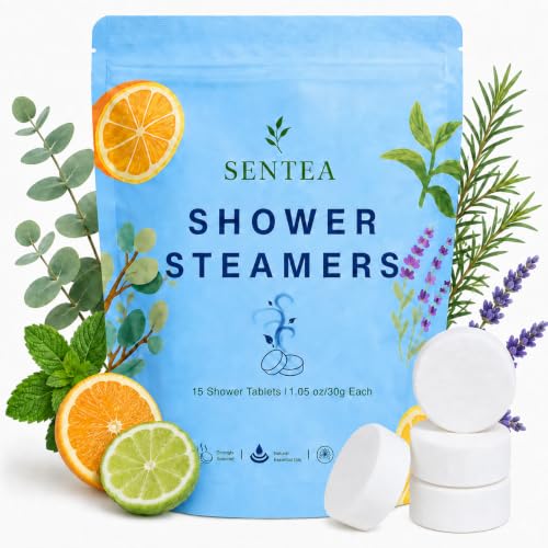 Natural Shower Steamers Pack - Aromatherapy Eucalyptus Mint & Citrus