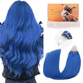 DOORES 9A Grade Human Hair Extensions - Real Remy Hair, Easy Clip-In, Vibrant Color
