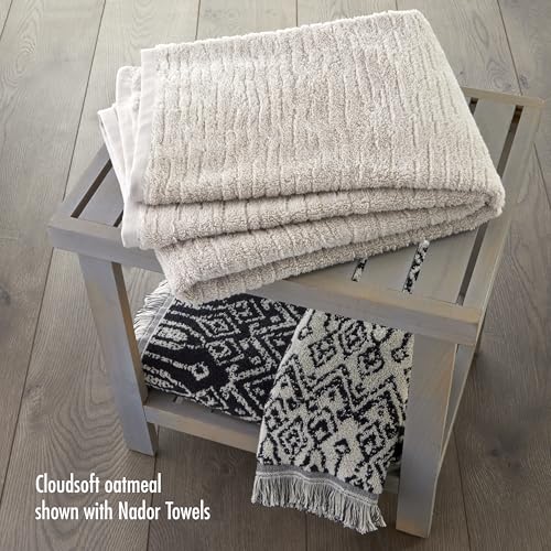 Oatmeal SKL Home CloudSoft 6-Piece Bath Towel Set - Luxury 100% Cotton