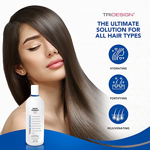 TRIDESIGN Moisturizing Anti-Thinning Hair Shampoo 32oz for Thickening & Volume