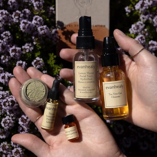 Detoxifying Skin Care Set with Facial Mask & Gentle Cleanser for Blemish-Prone Skin