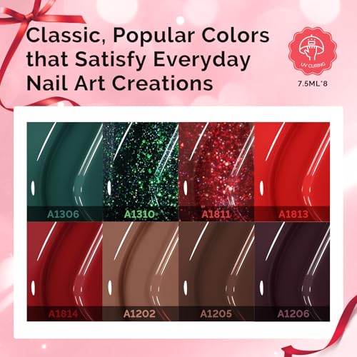 Gel Nail Polish Kit with UV Light P-PLUS30F Set - Salon Quality at Home