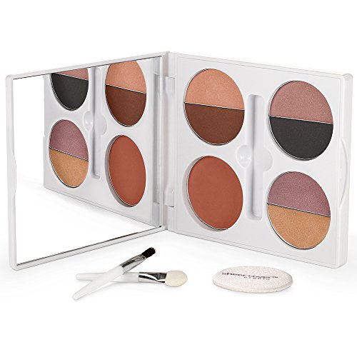 Sheer Cover Sophisticate Face Palette with Eyes, Lips, Cheeks & Brush