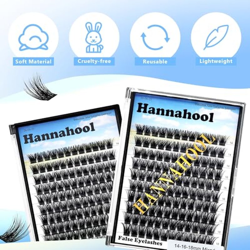 120pcs D Curl Individual Wide Stem Cluster DIY Eye Lashes Extensions Mixed 10-12-14-16mm/14-16-18mm/12-14-16mm Makeup Dramatic Volume Lashes (mixed 12-14-16mm)