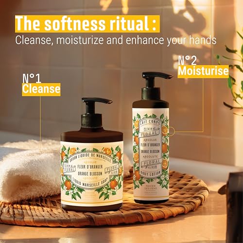Panier des Sens Orange Blossom Body Lotion 8.45 Fl Oz - Natural Hydrating Moisturizer for Women