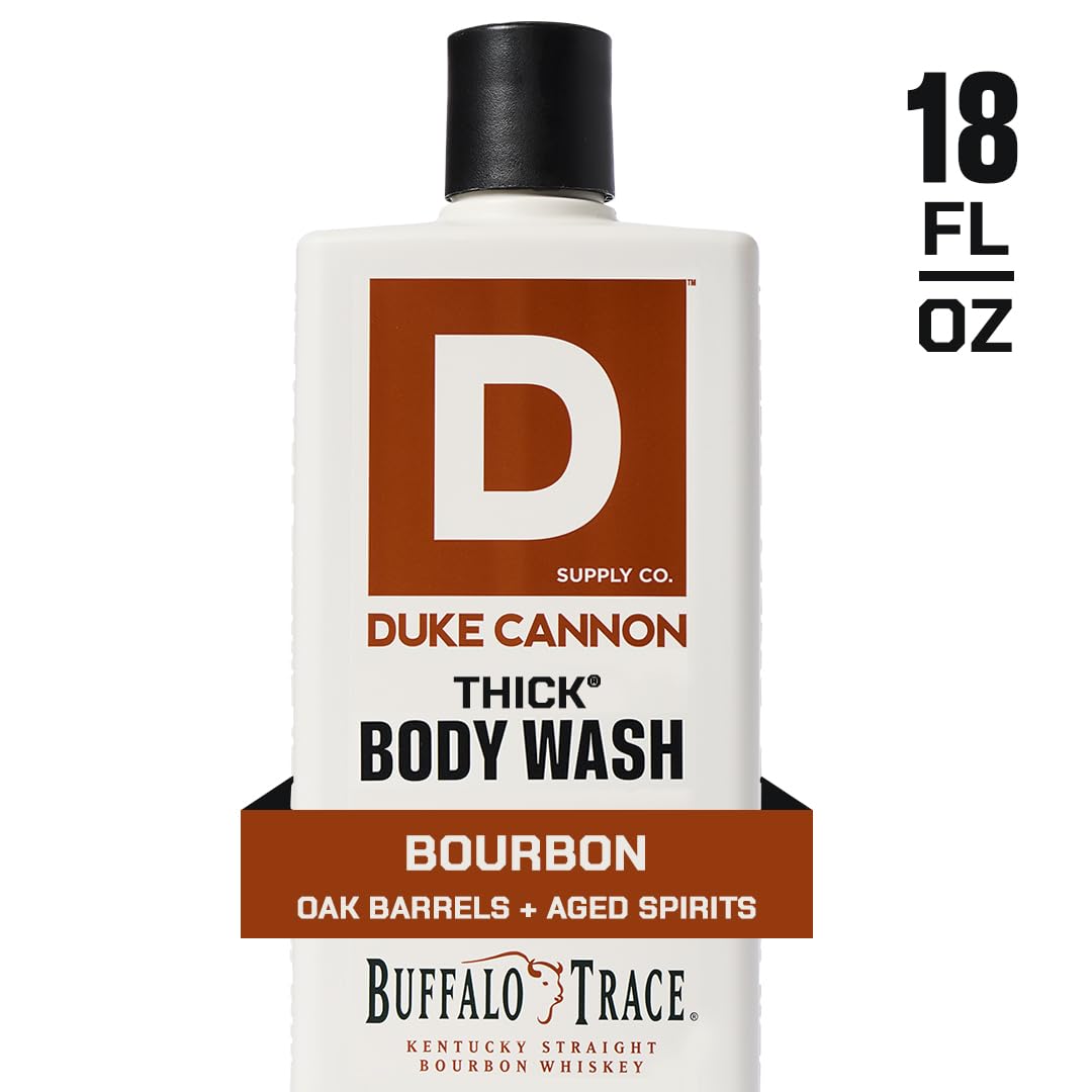 Duke Cannon Supply Co. 2-in-1 Tea Tree Hair Wash & Bourbon Body Wash Bundle - Masculine Scent - Gentle Cleansing Hair Wash - Deep Cleaning Body Cleanser - Bourbon Body Wash/ Tea Tree 2-1 - 2 Pack
