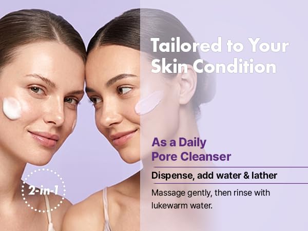Gentle Enzymatic & Charcoal Powder Facial Cleanser for Sensitive Skin
