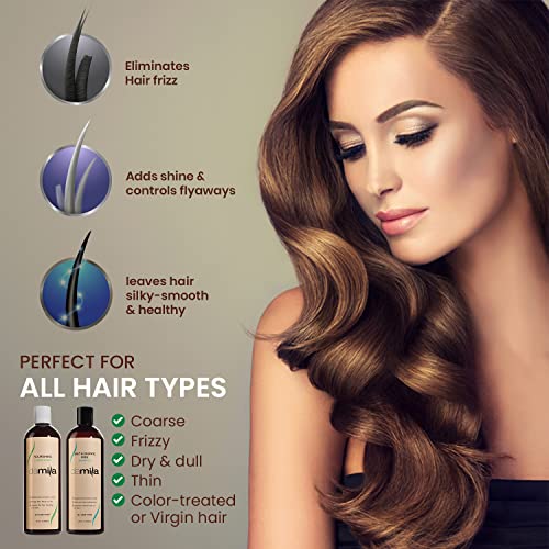 Damila Salt & Sulfate Free Shampoo & Conditioner Set - 4 Fl Oz Pack of 2