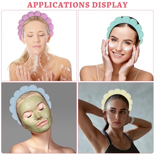 10 Pcs Terry Cloth Spa Headbands for Women Makeup & Skincare - Bulk Set