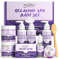 Lavender Spa Gift Set for Women - 8-Piece Bath & Body Collection