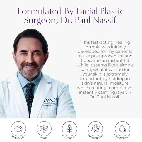 NassifMD Skin Barrier Protection Cream with Centella Asiatica - Healing Moisturizer for Sensitive & Post-Treatment Skin - Reduces Redness, Plumps Fine Lines