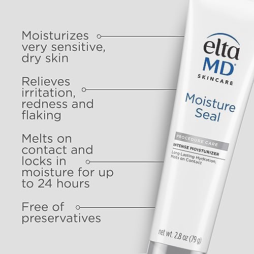 EltaMD Moisture Seal Skin Care Moisturizer - Dry Body and Face Moisturizer for Sensitive Skin, 2.8 oz Tube