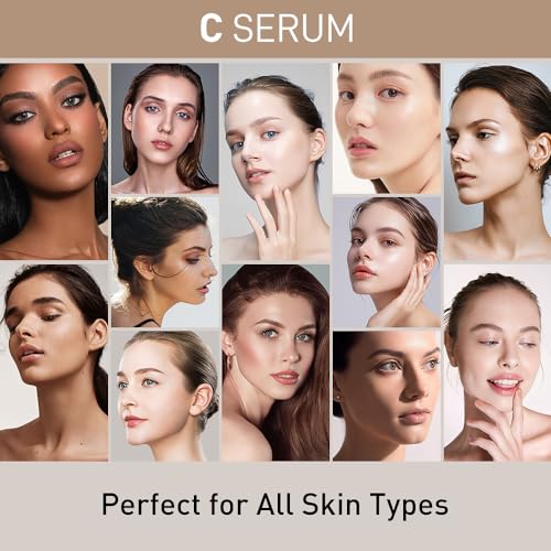 Aiwei Facial Serum Set - Includes Vitamin C, Retinol & Hyaluronic Acid - Improve Skin Texture, Glow & Hydration - Day and Night Face Serums for All Skin Types