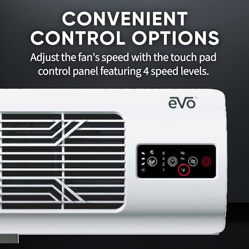 EVO Window Fan Air Circulator with Remote | Multi-Directional & Adjustable Speed
