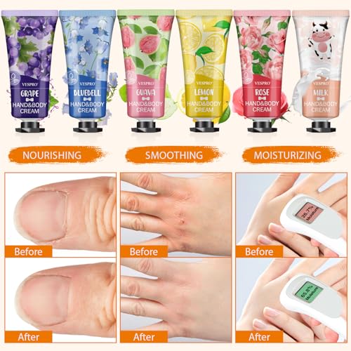 VESPRO 126 Pack Hand Cream Set, Mothers Day Gifts, Bulk Hand Lotion Travel Size for Dry Cracked Hands, Mini Hand Lotion for Easter Basket Stuffers, Bridesmaid Gifts, Employee Appreciation Gifts