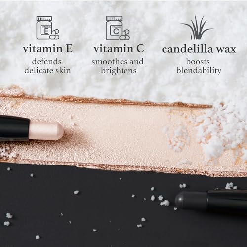 Waterproof Eyeshadow Stick Duo - Champagne & Pearl Shimmers for Eye Makeup