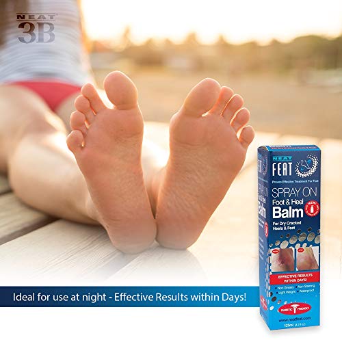 Foot & Heel Balm Spray - Rehydrates Cracked Skin, 125ml, Podiatrist Recommended