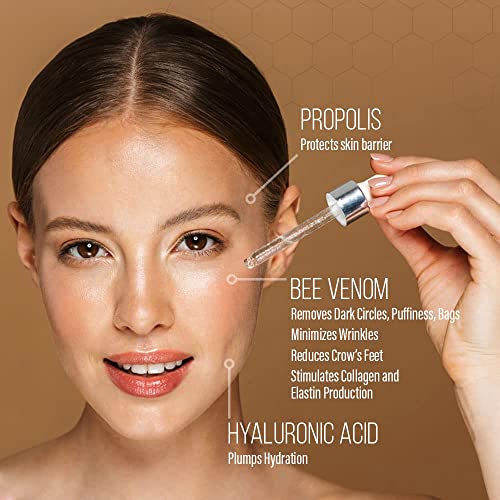 Natural Eye Serum for Dark Circles & Puffiness - Anti-Aging & Wrinkle Treatment 15ml