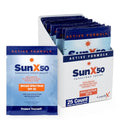 CoreTex Sun X 50 SPF Broad Spectrum Sunscreen Packets - Pack of 25 Paraben, Oxybenzone, Octinoxate, & Oil Free Sunscreen - No White Cast and Water Resistant Up to 80 Minutes