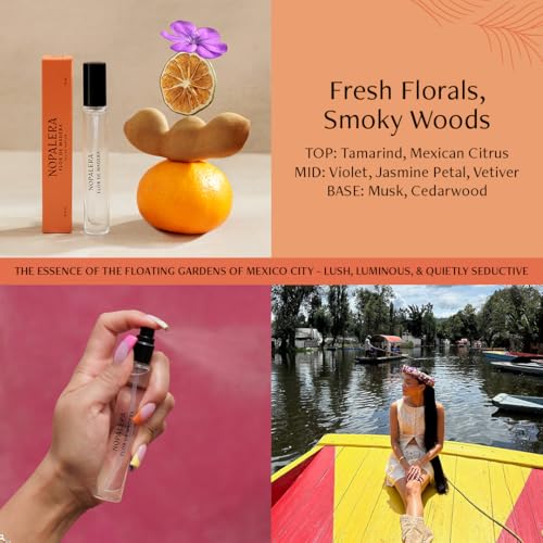 Nopalera Flor De Madera Eau De Parfum Travel Spray 10ml - Woody Floral Fragrance